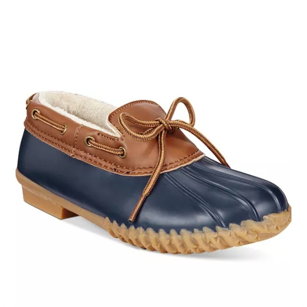 JBU by Jambu Gwen Womens 9  Waterproof Slip On Duck Shoes Faux Fur Weather Ready